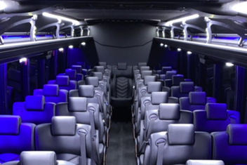Piscataway Charter Bus Interior