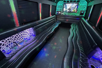 Piscataway Limo Bus Interior