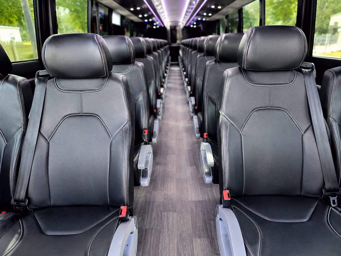 piscataway charter bus interior