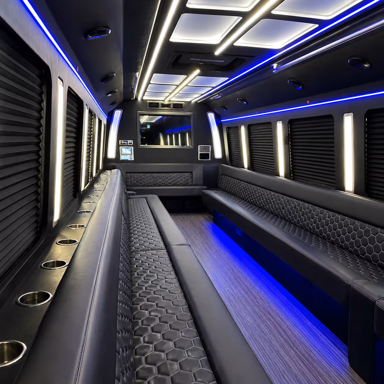 piscataway party bus rental interior
